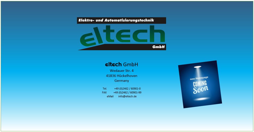 eltech GmbH, 41836 Hückelhoven, Wedauer Strasse 4